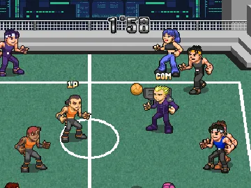 Super Slammin Dodgeball (EU) screen shot game playing